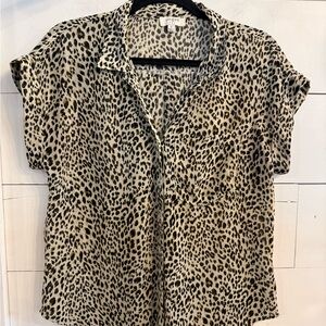 Gibson Animal Print Button-Down Shirt